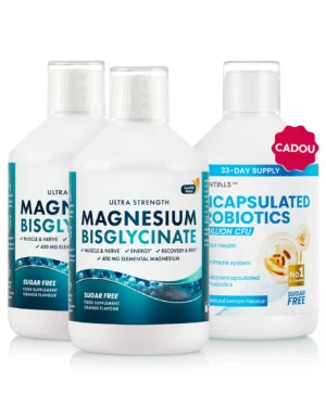 Pachet Echilibru de Iarnă - 2 sticle × Magneziu 4000 + Cadou Probiotic Lichid
