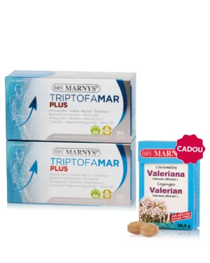 Pachet Echilibru de Toamnă - 2 cutii × Triptofamar Plus (Ashwagandha + Rodiola + Bacopa) + Cadou Bomboane cu Valeriană