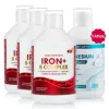 Pachet Fier & Magneziu - 3 sticle × Fier Lichid + Cadou Magneziu Essentials 500 ml