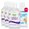 Pachet Rutină Vegană - 3 sticle × Colagen Vegan Lichid + Cadou Probiotic Lichid