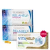 Pachet Somn Liniștit - 2 cutii × Relahelp Dream (Melatonină + Valeriană) + Cadou Magneziu 375 mg