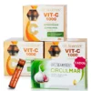 Pachet Vase de Sânge - 3 cutii × Vitamina C Lipozomală 1000 mg + Cadou Circulmar Ulei de Usturoi